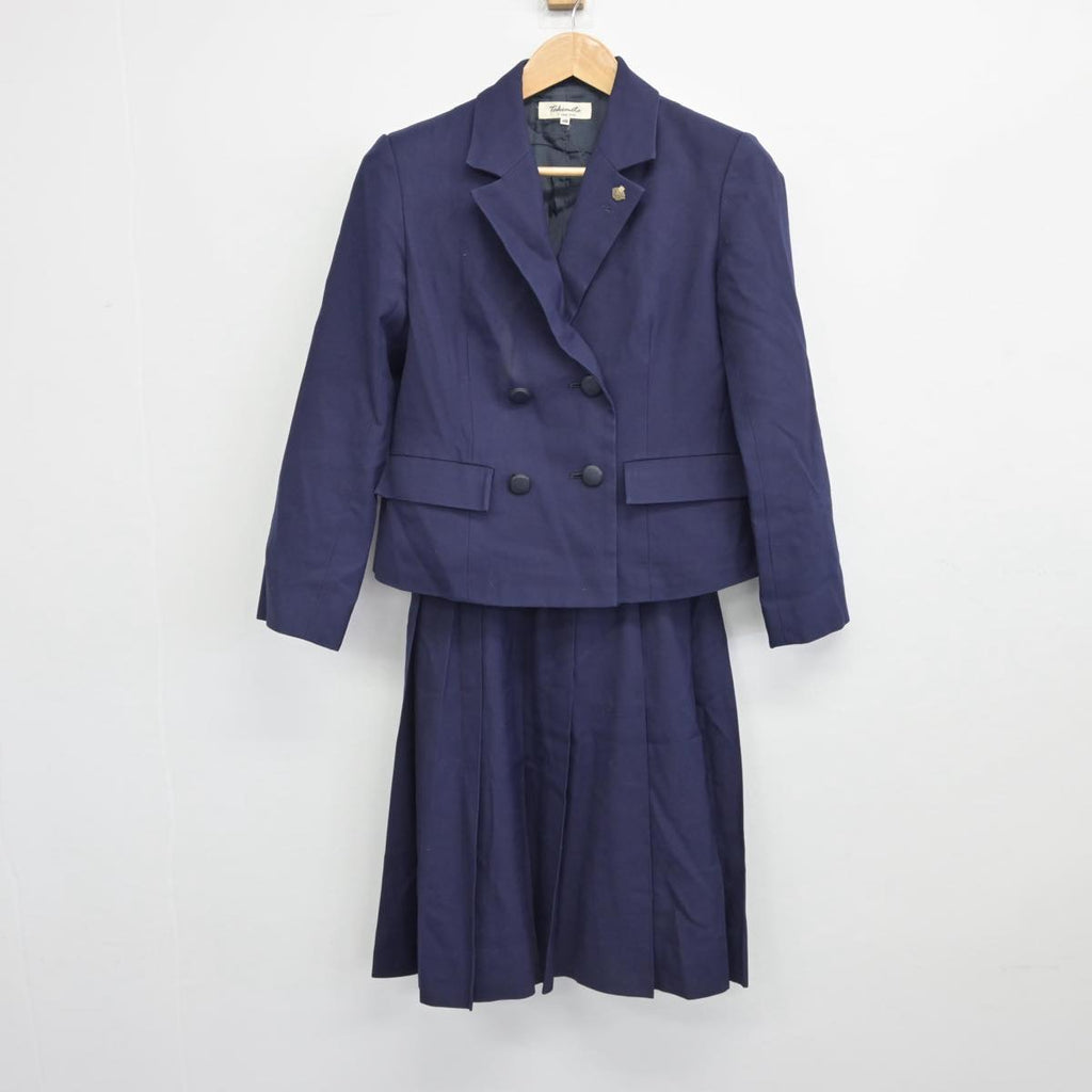 真和高校 冬用 制服 美品 スラックス ブレザー ネクタイ 制服 