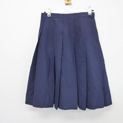 【中古】熊本県 真和高等学校 女子制服 3点（ベスト・スカート）sf031055