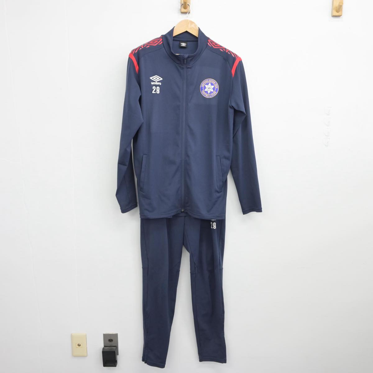 【中古】北海道 北海道札幌琴似工業高等学校サッカー部 男子制服 2点（ジャージ 上・ジャージ 下）sf031063