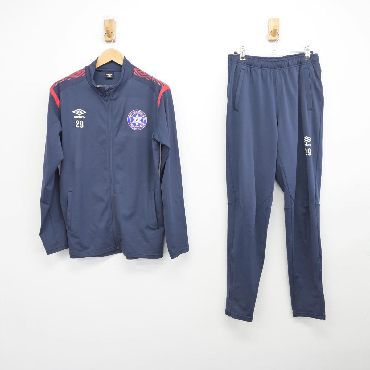 【中古】北海道 北海道札幌琴似工業高等学校サッカー部 男子制服 2点（ジャージ 上・ジャージ 下）sf031063