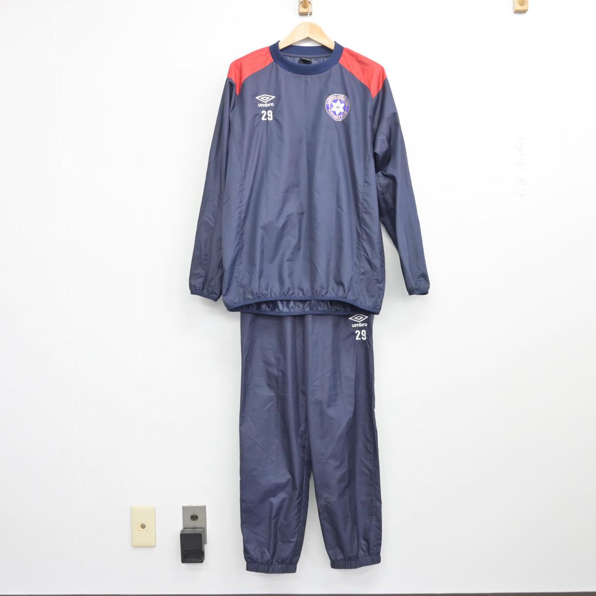 【中古】北海道 北海道札幌琴似工業高等学校サッカー部 男子制服 2点（部活ユニフォーム 上・部活ユニフォーム 下）sf031064