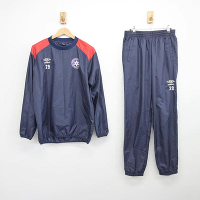 【中古】北海道 北海道札幌琴似工業高等学校サッカー部 男子制服 2点（部活ユニフォーム 上・部活ユニフォーム 下）sf031064