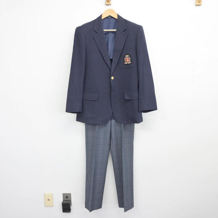 【中古】北海道 帯広市立帯広第四中学校 男子制服 2点（ブレザー・ズボン）sf031066 | 中古制服通販パレイド