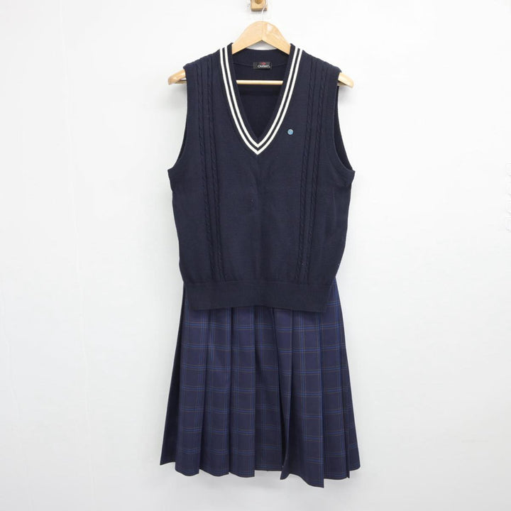 【中古】北海道 札幌東商業高等学校 女子制服 4点（ブレザー・ニットベスト・スカート）sf031068 | 中古制服通販パレイド