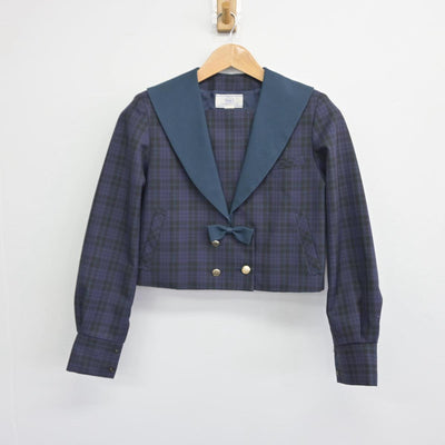 【中古】鹿児島県 鹿児島市立皇徳寺中学校 女子制服 2点（ブレザー・ジャンパースカート）sf031079