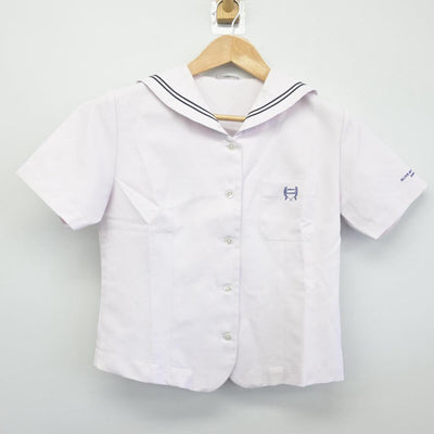 【中古】埼玉県 秋草学園高等学校 女子制服 2点（セーラー服・ニットベスト）sf031087