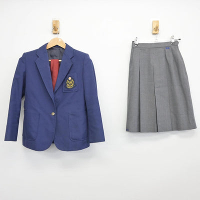 【中古】新潟県 長岡向陵高等学校 女子制服 3点（ブレザー・スカート）sf031091