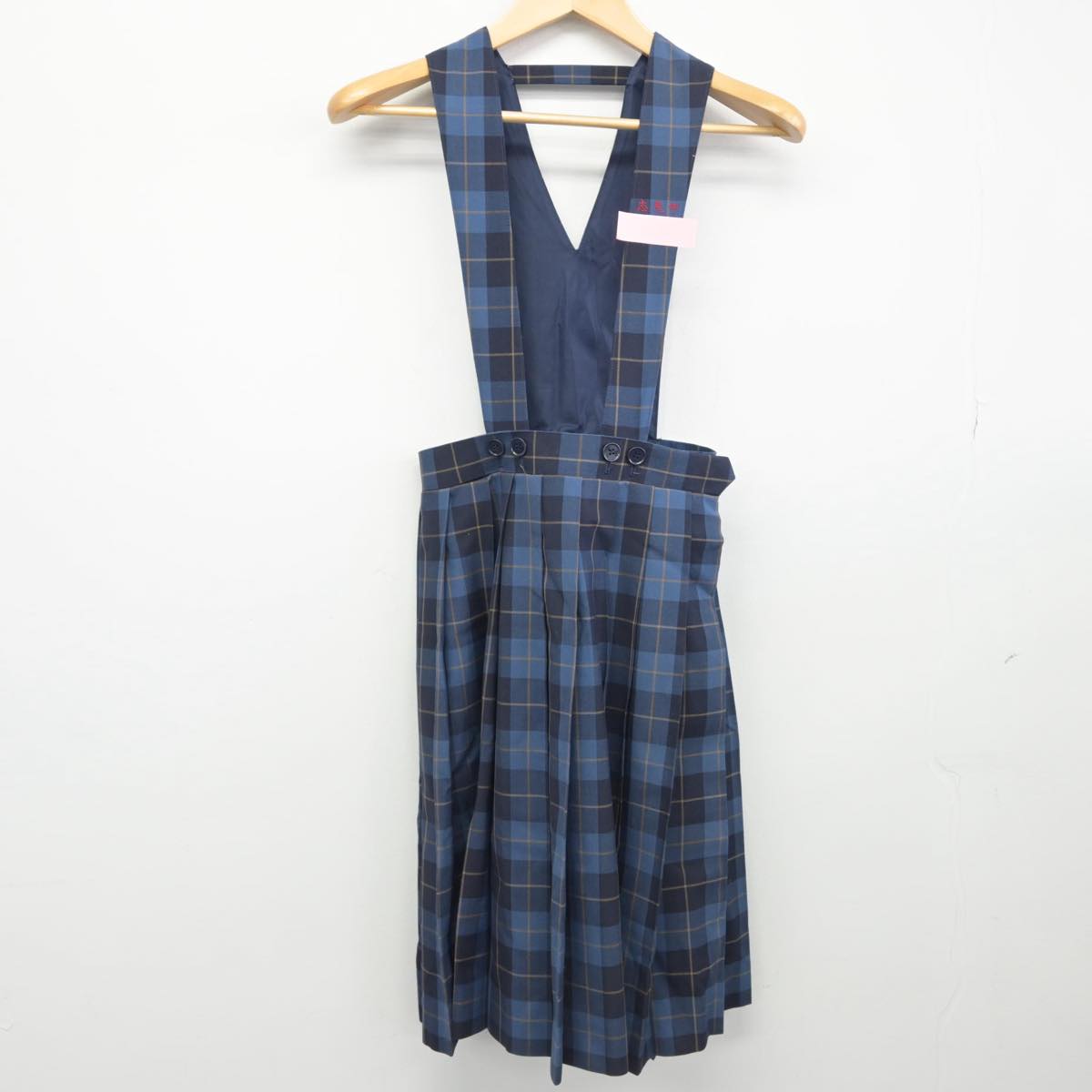 【中古】福岡県 志免中学校 女子制服 3点（シャツ・シャツ・ジャンパースカート）sf031109