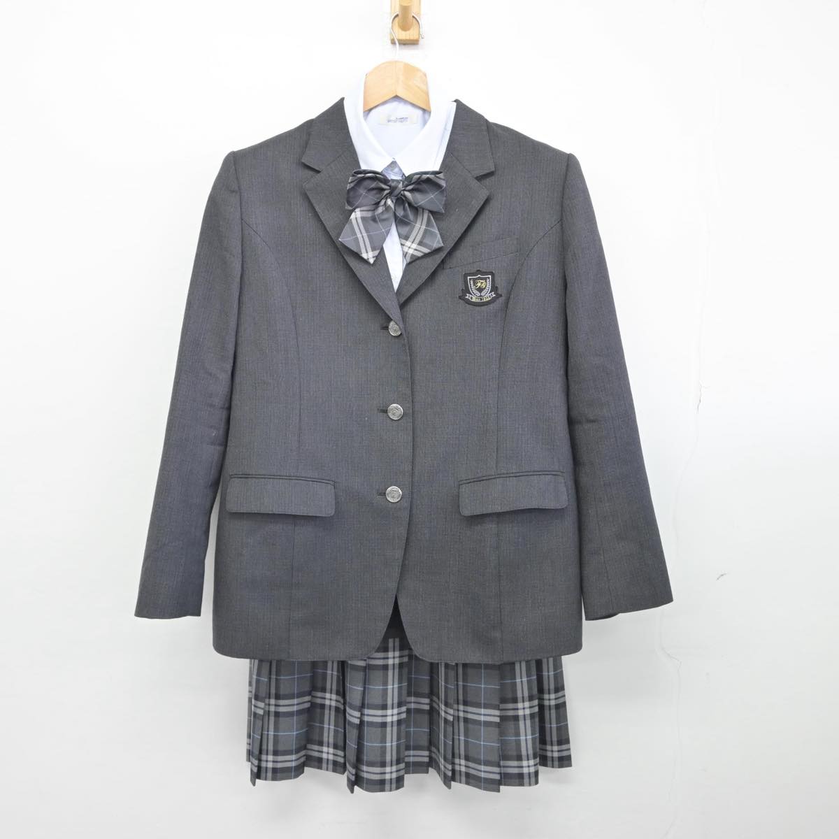 【中古】東京都 藤村女子中学・高等学校 女子制服 6点（ブレザー・ニット・シャツ・スカート）sf031120