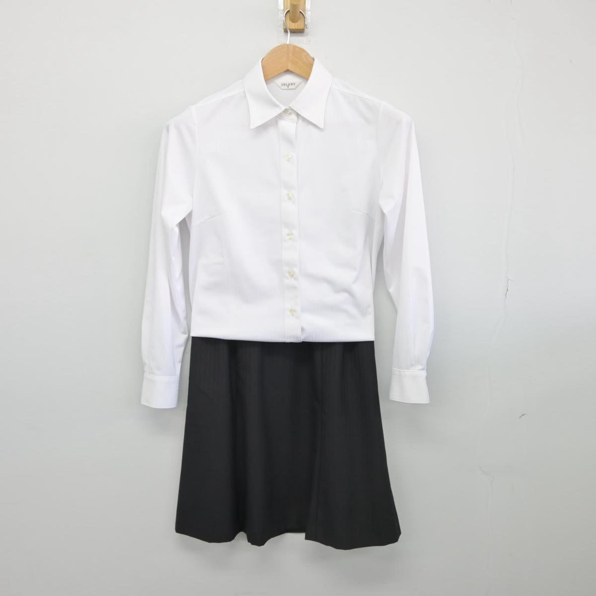 【中古】 事務服 女子制服 3点（シャツ・その他アイテム・スカート）sf031125