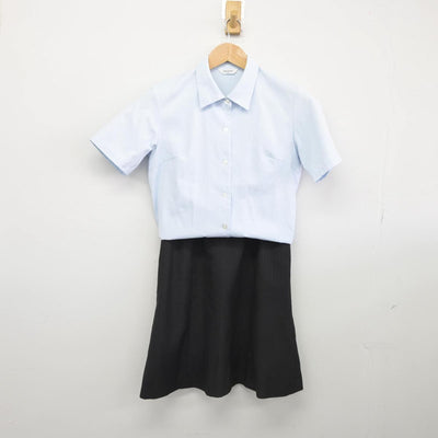 【中古】 事務服 女子制服 3点（シャツ・スカート）sf031128