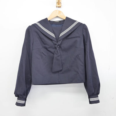 【中古】静岡県 北郷中学校 女子制服 3点（セーラー服・スカート）sf031145