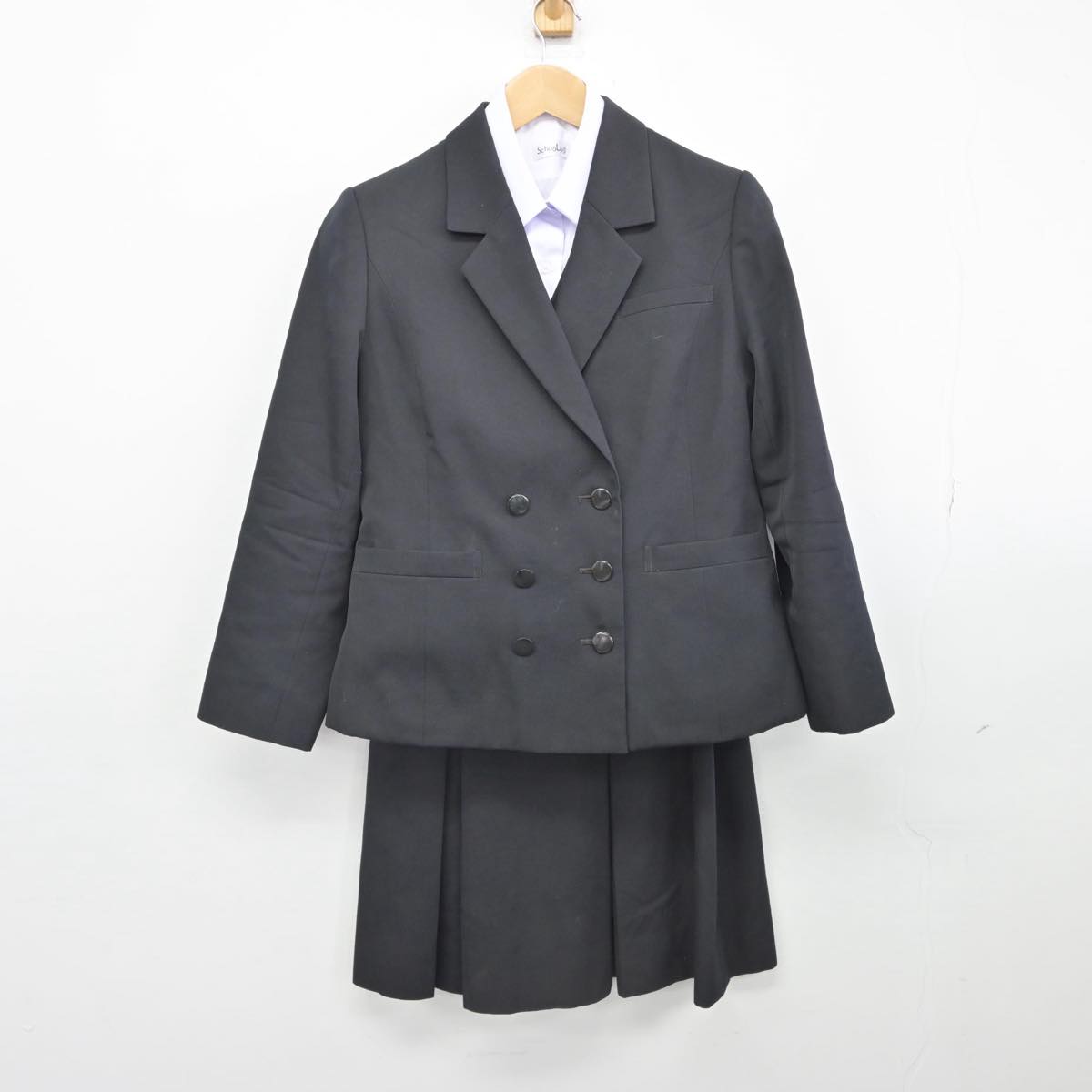 【中古】静岡県 沼津東高等学校 女子制服 4点（ブレザー・ベスト・シャツ・スカート）sf031147