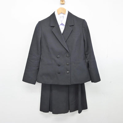 【中古】静岡県 沼津東高等学校 女子制服 4点（ブレザー・ベスト・シャツ・スカート）sf031147