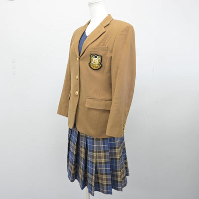 【中古】東京都 品川女子学院高等部 女子制服 3点（ブレザー・ニット・スカート）sf031162