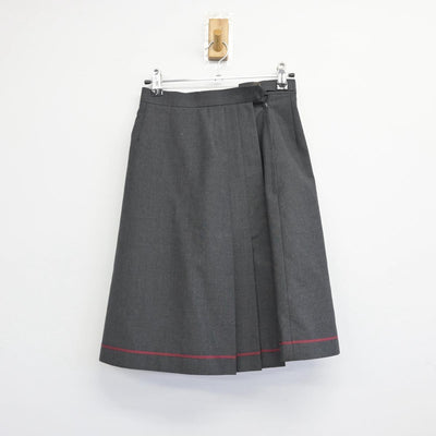 【中古】東京都 桜美林中学校 女子制服 5点（シャツ・ニットベスト・スカート）sf031164