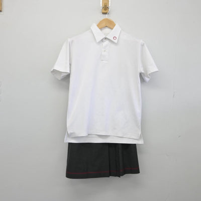 【中古】東京都 桜美林中学校 女子制服 4点（シャツ・シャツ・スカート）sf031165