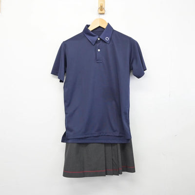 【中古】東京都 桜美林中学校 女子制服 4点（シャツ・シャツ・スカート）sf031165