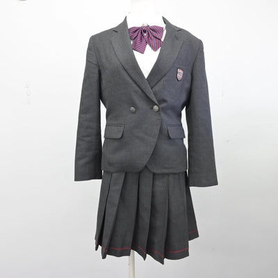 【中古】東京都 桜美林中学校 女子制服 6点（ブレザー・シャツ・スカート）sf031166