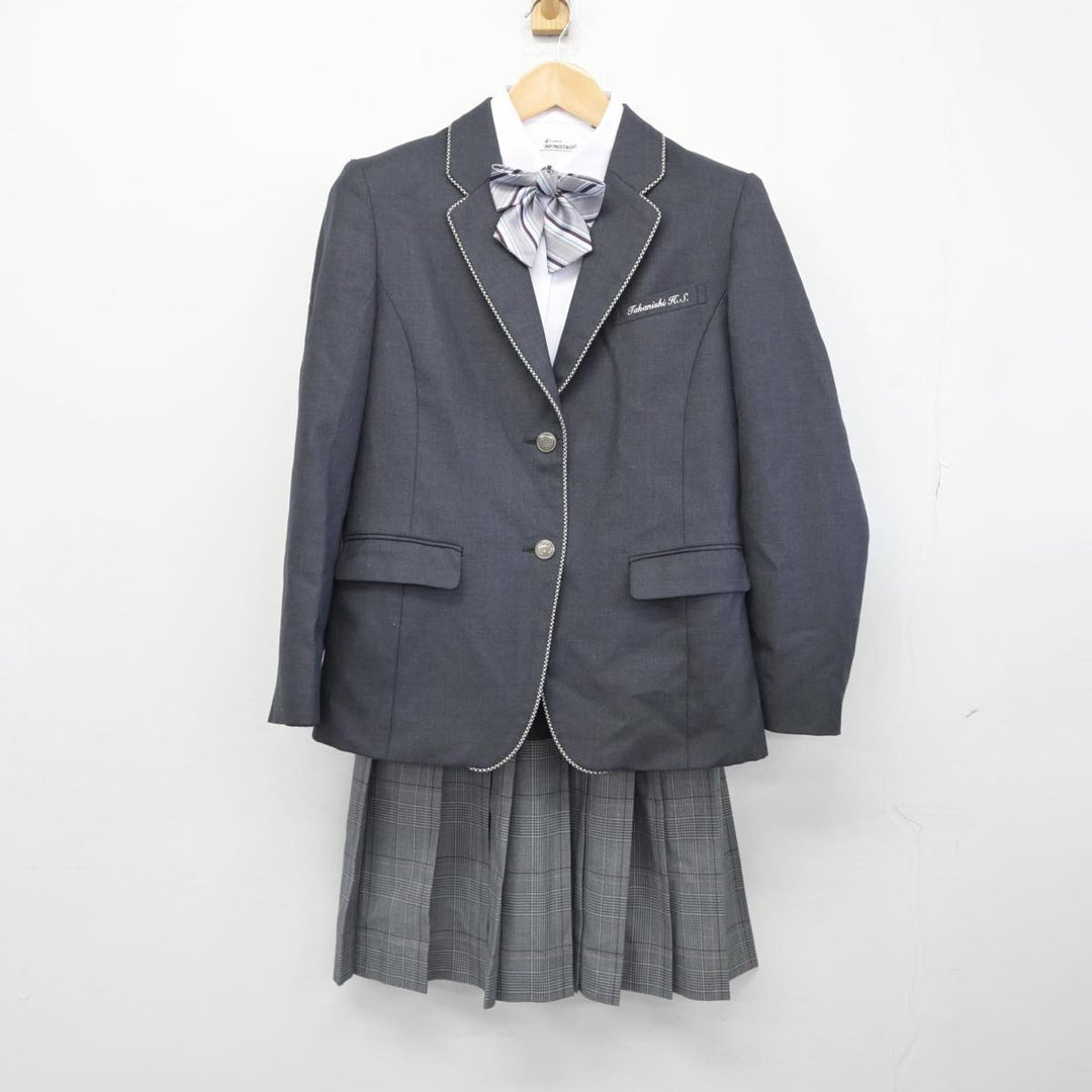 【中古】岐阜県 飛騨学園 高山西高等学校 女子制服 5点（ブレザー・シャツ・スカート）sf031168 | 中古制服通販パレイド