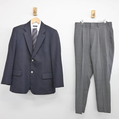 【中古】福島県 大智学園高等学校 男子制服 5点（ブレザー・シャツ・ズボン）sf031189