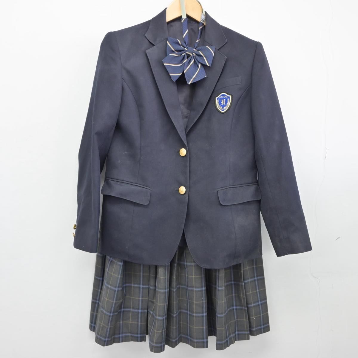 【中古】東京都 広尾中学校 女子制服 3点（ブレザー・スカート）sf031195