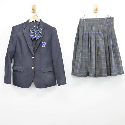 【中古】東京都 広尾中学校 女子制服 3点（ブレザー・スカート）sf031195