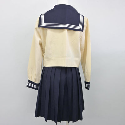 【中古】東京都 東京女学館中学高校 女子制服 3点（セーラー服・スカート）sf031199