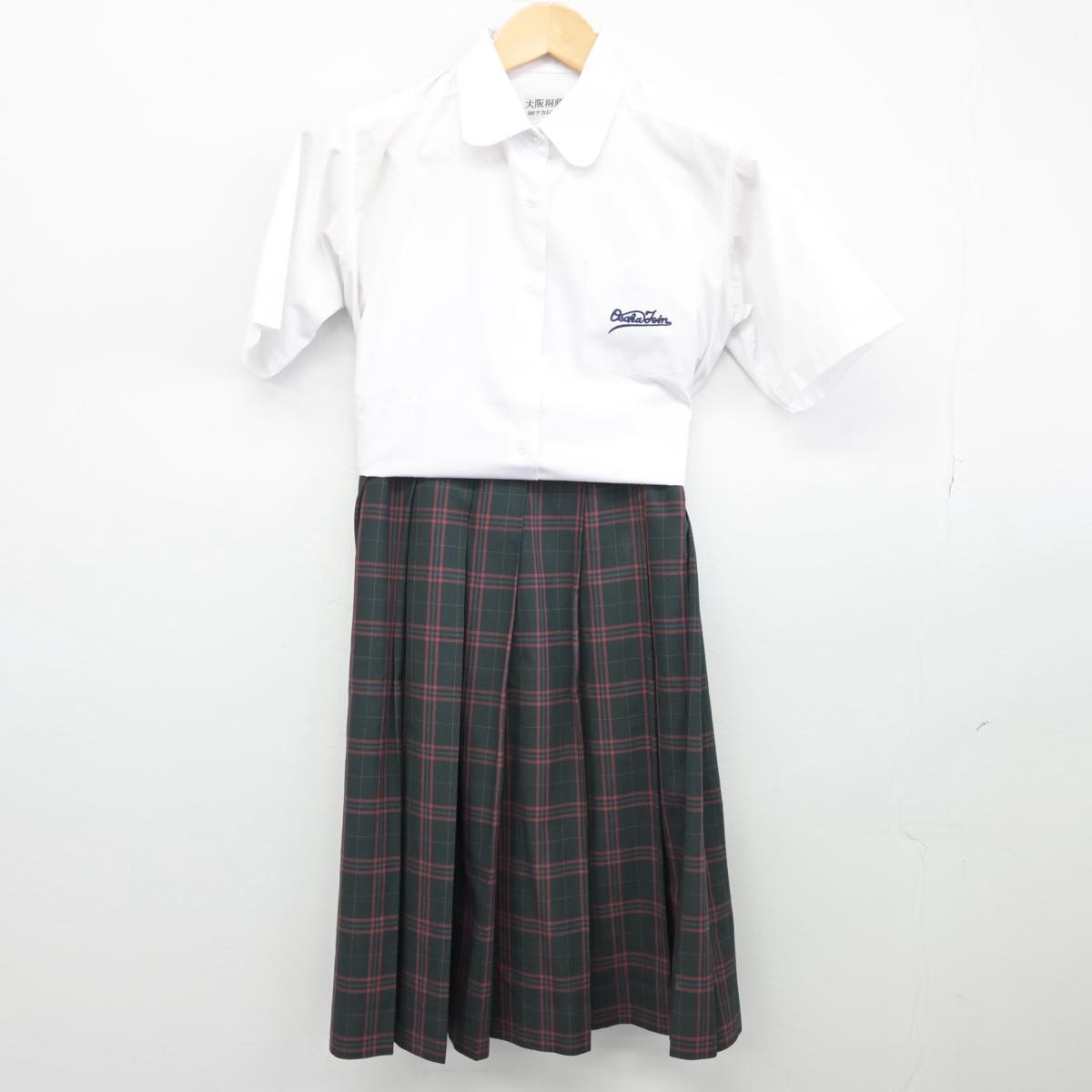 【中古】大阪府 大阪桐蔭高等学校 女子制服 2点（シャツ・スカート）sf031208