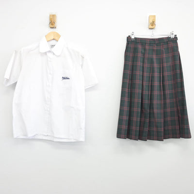 【中古】大阪府 大阪桐蔭高等学校 女子制服 2点（シャツ・スカート）sf031208