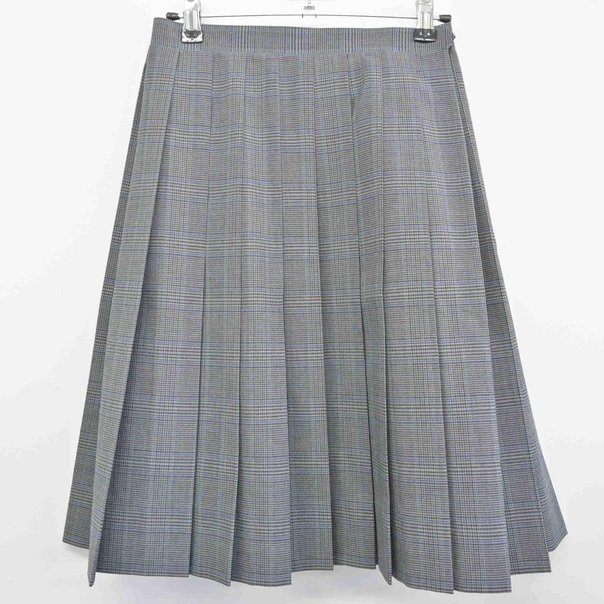 【中古】千葉県 七林中学校 女子制服 2点（ベスト・スカート）sf031216