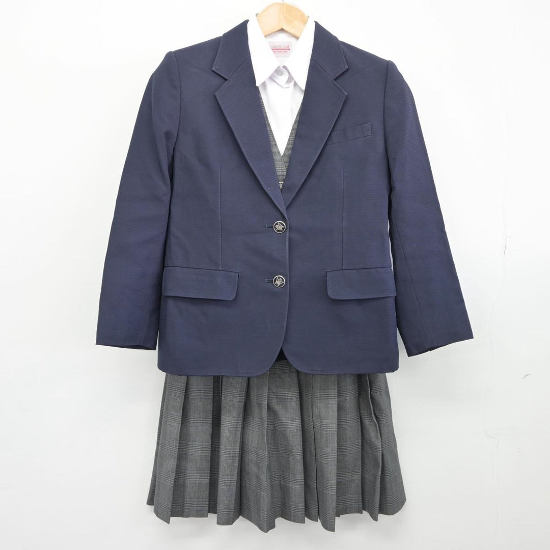 【中古】千葉県 七林中学校 女子制服 4点（ブレザー・ベスト・シャツ・スカート）sf031219 | 中古制服通販パレイド