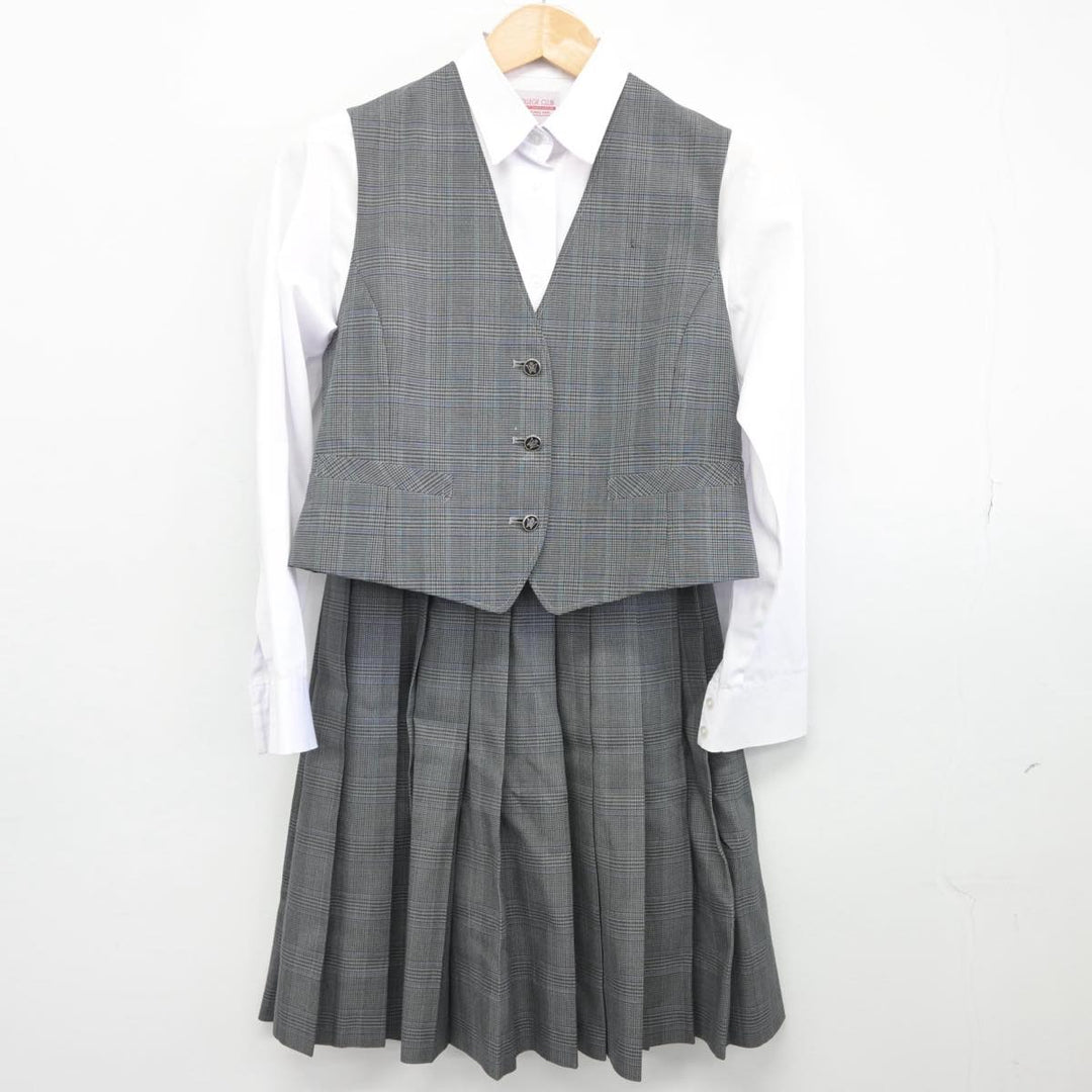 【中古】千葉県 七林中学校 女子制服 4点（ブレザー・ベスト・シャツ・スカート）sf031219 | 中古制服通販パレイド