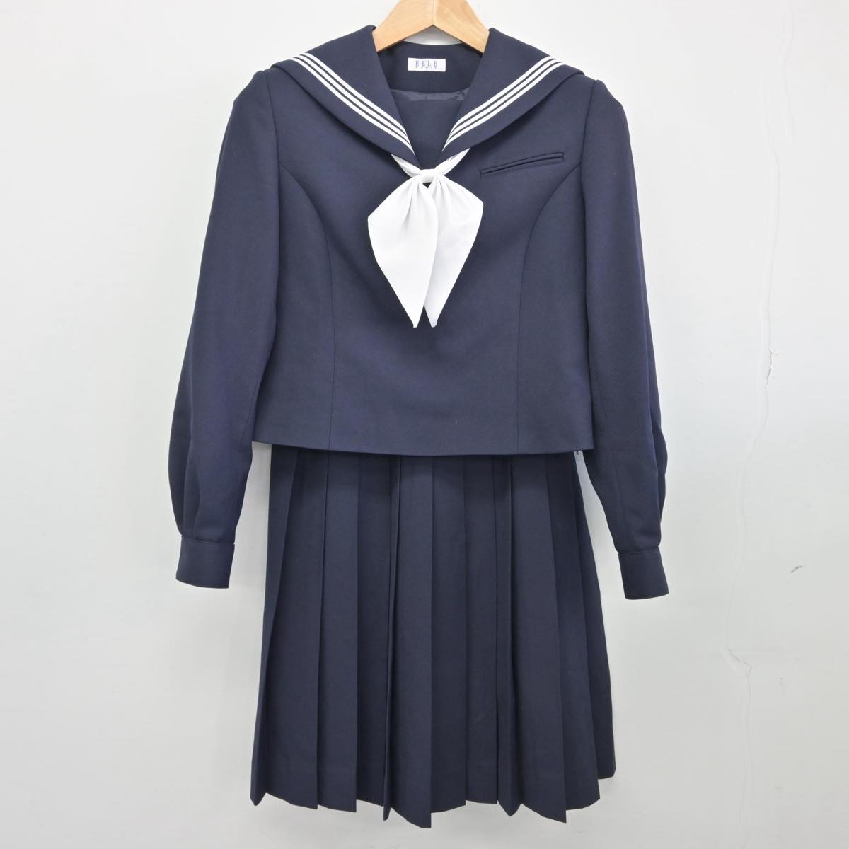 【中古】北海道 光洋中学校 女子制服 3点（セーラー服・スカート）sf031220