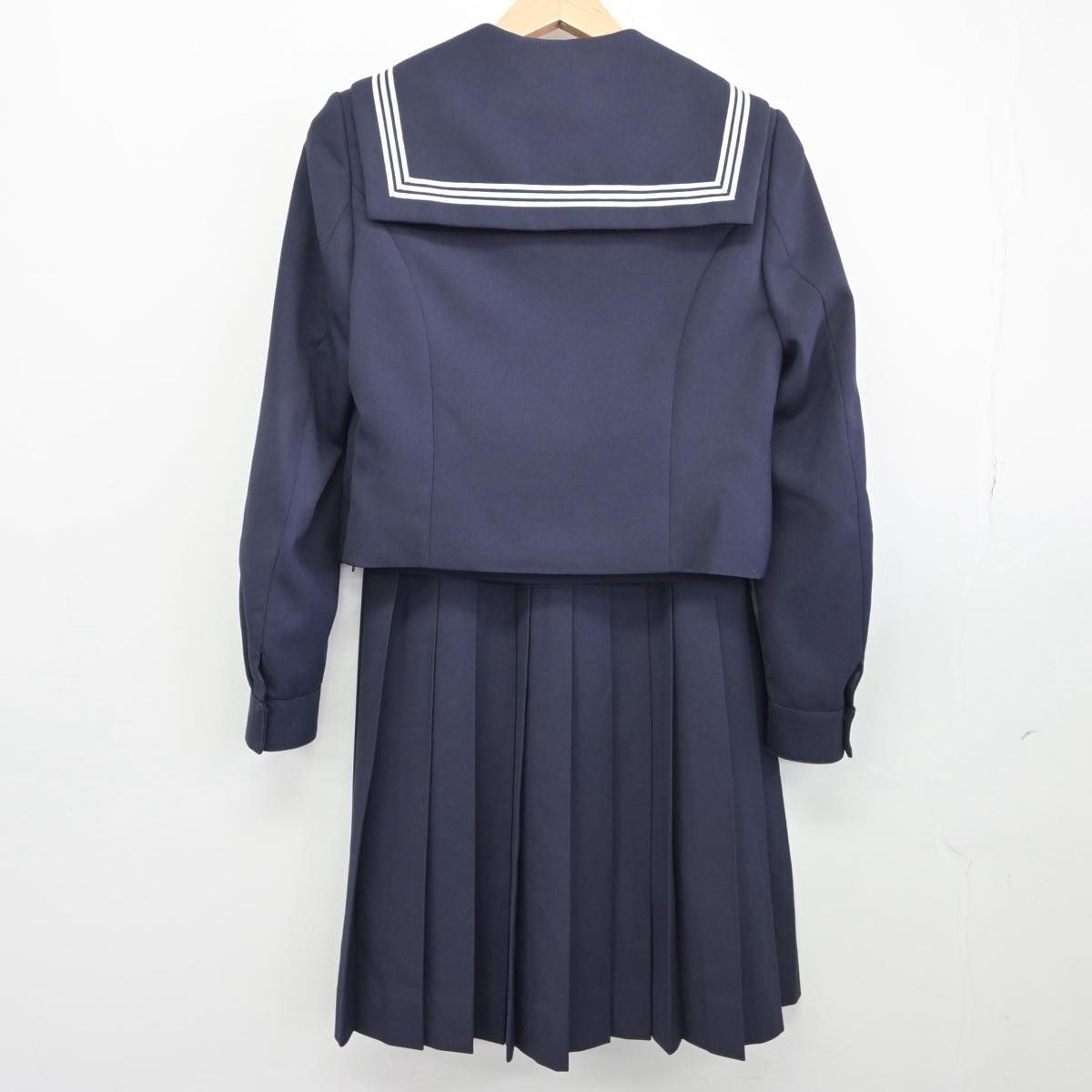 【中古】北海道 光洋中学校 女子制服 3点（セーラー服・スカート）sf031220