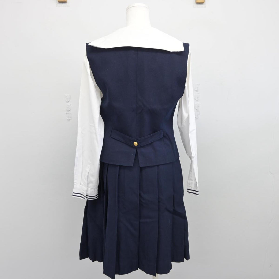 中古】岡山県 就実高等学校 女子制服 5点（ブレザー・ベスト・セーラー服・スカート）sf031233 | 中古制服通販パレイド