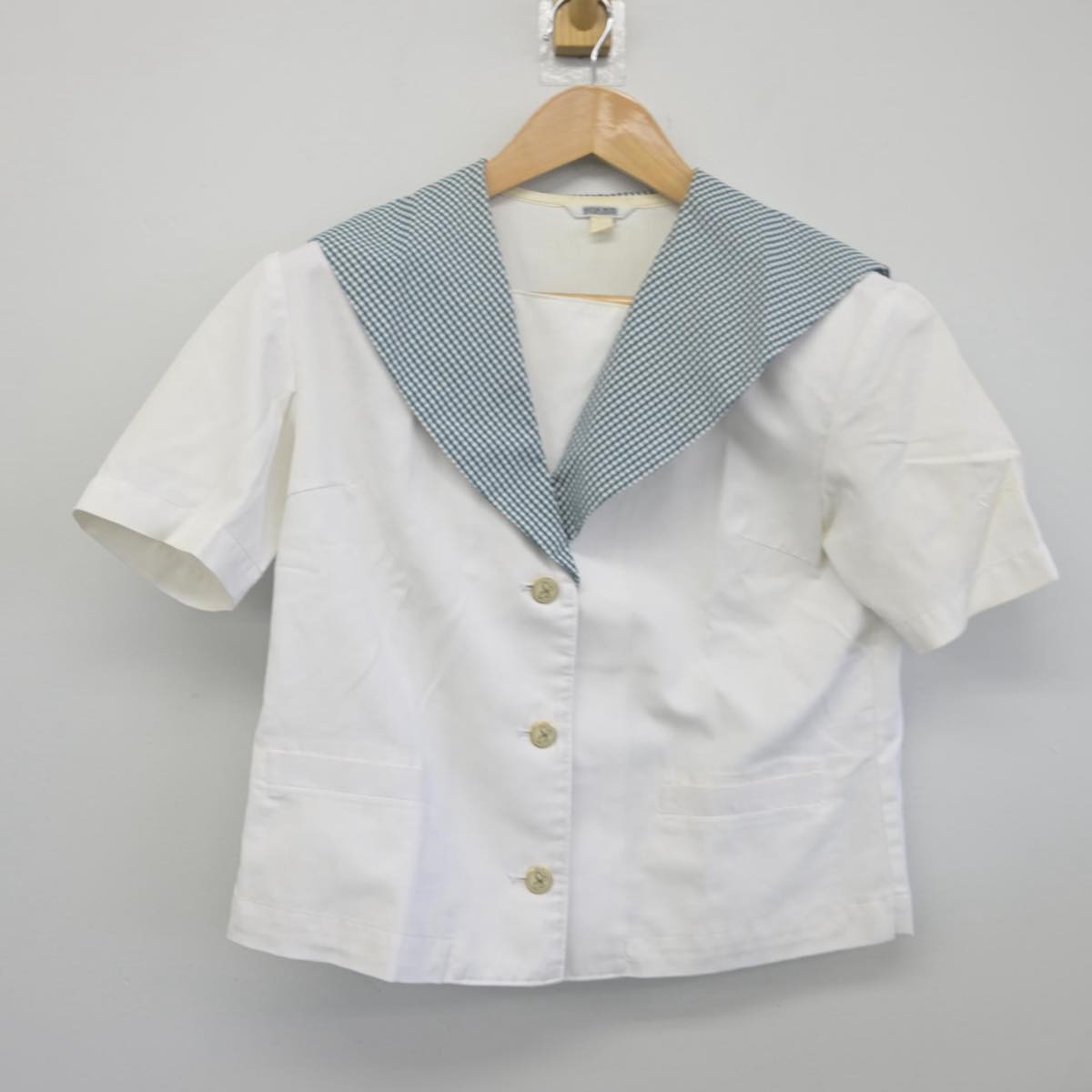 【中古】岡山県 就実高等学校 女子制服 3点（セーラー服・セーラー服）sf031235