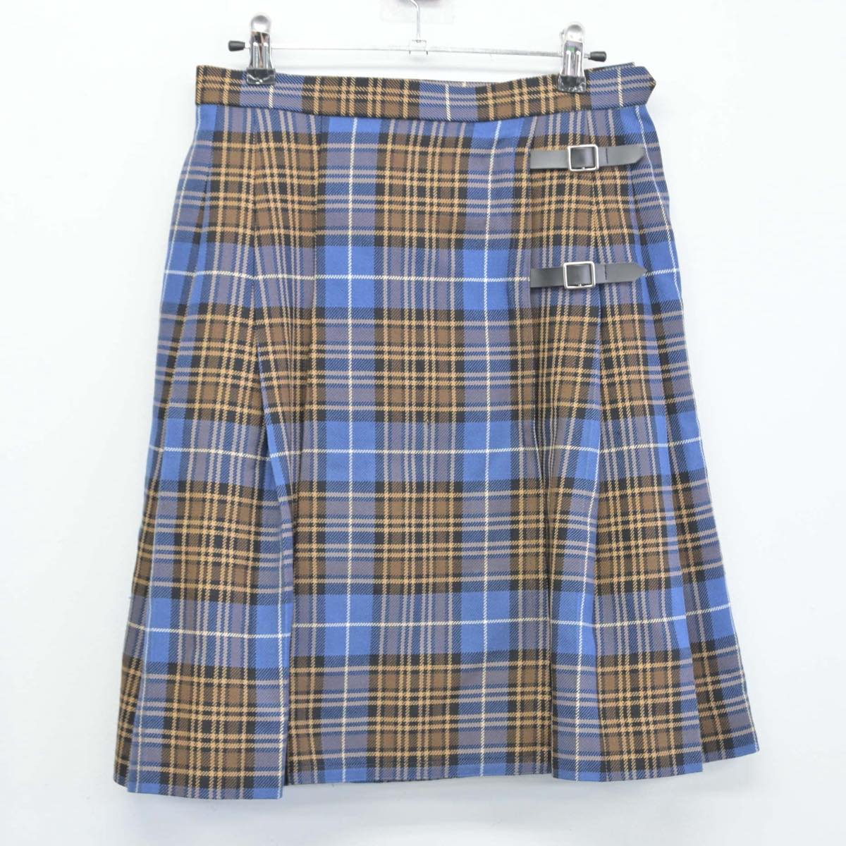 【中古】岡山県 学芸館高等学校 女子制服 6点（ブレザー・ニット・シャツ・スカート）sf031237