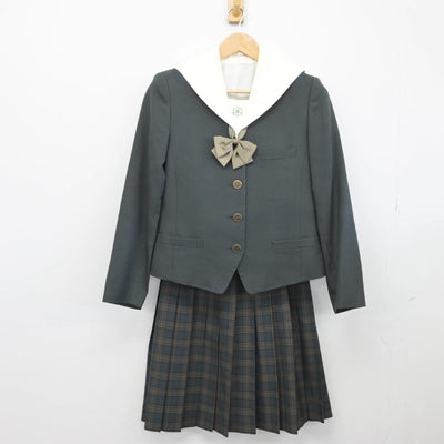 【中古】岐阜県 大垣桜高等学校 女子制服 4点（ブレザー・シャツ・スカート）sf031243