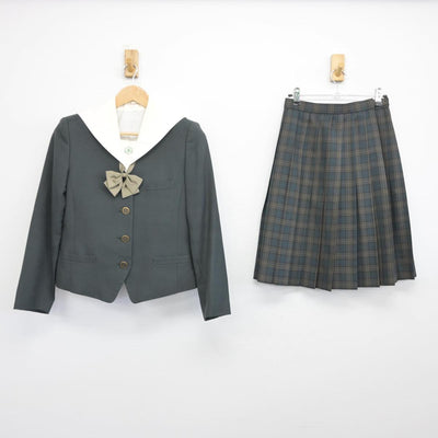 【中古】岐阜県 大垣桜高等学校 女子制服 4点（ブレザー・シャツ・スカート）sf031243