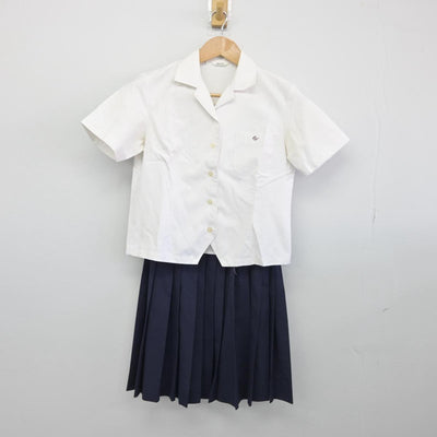 【中古】愛知県 岡崎西高等学校 女子制服 3点（シャツ・シャツ・スカート）sf031261