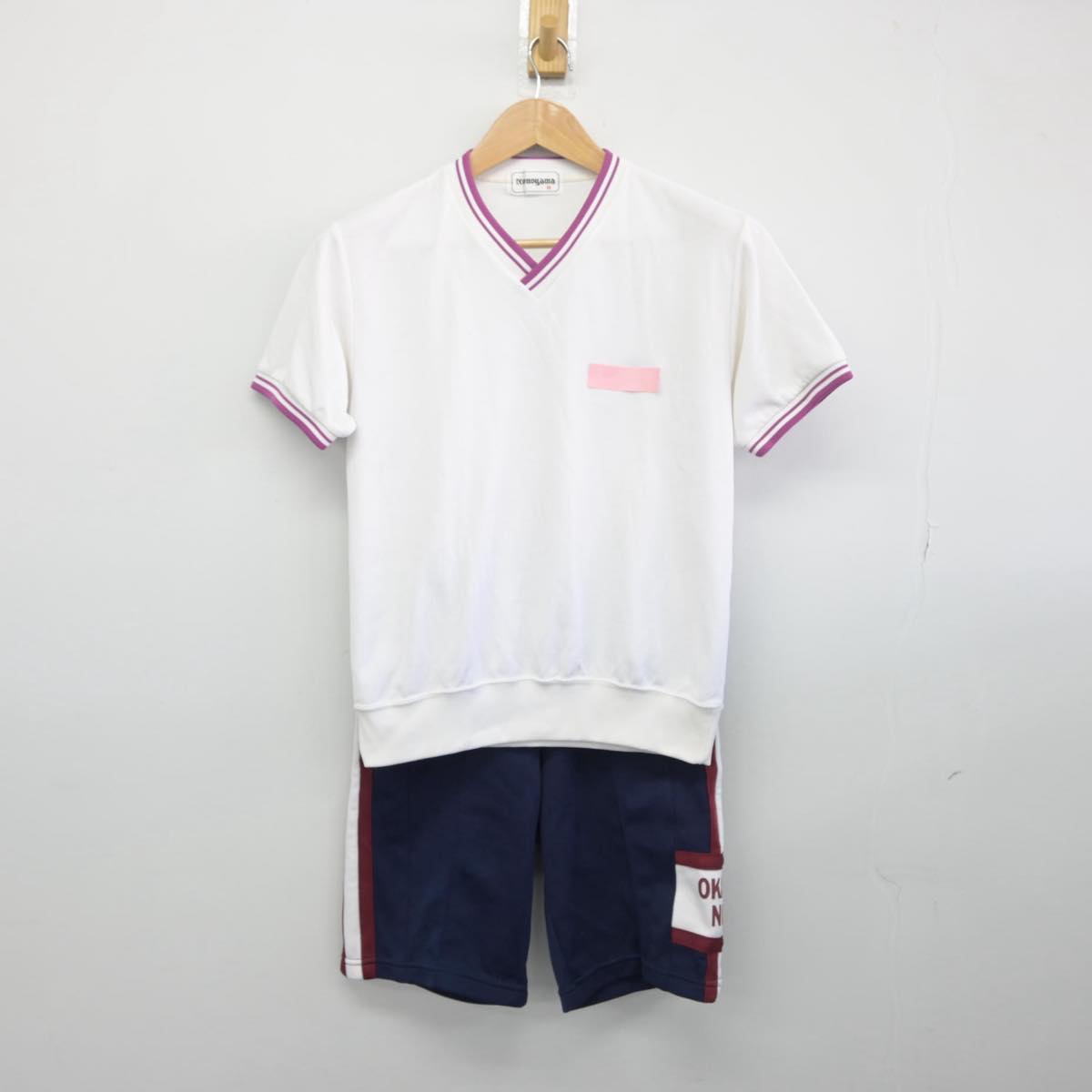 【中古】愛知県 岡崎西高等学校 女子制服 2点（体操服 上・体操服 下）sf031264