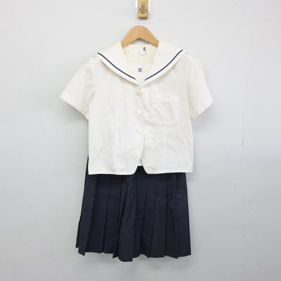 【中古】福岡県 九州女子高等学校 女子制服 3点（ニット・セーラー服・スカート）sf031271