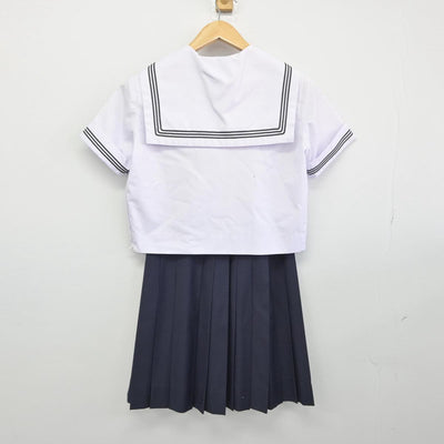 【中古】大阪府 清水谷高等学校 女子制服 2点（セーラー服・スカート）sf031274