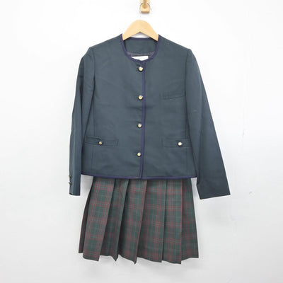 【中古】大阪府 大阪桐蔭中学校 女子制服 5点（ブレザー・ニット・ベスト・スカート）sf031276