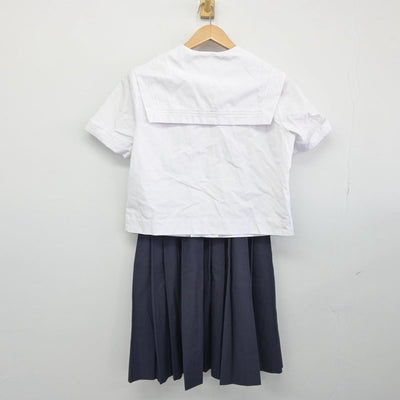 【中古】大阪府 旭陽中学校 女子制服 2点（セーラー服・スカート）sf031290