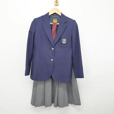 【中古】北海道 稲陵中学校 女子制服 3点（ブレザー・スカート）sf031294