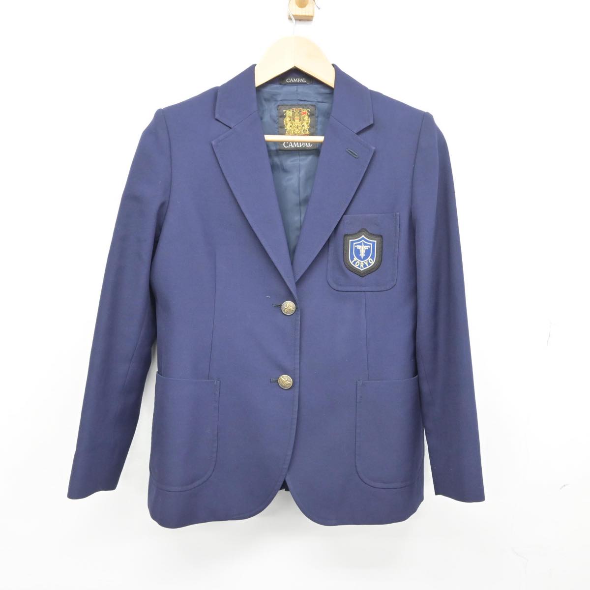 【中古】北海道 稲陵中学校 女子制服 3点（ブレザー・スカート）sf031294