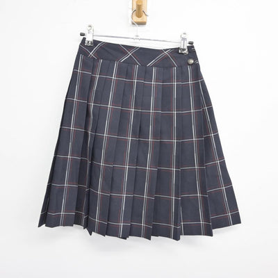 【中古】神奈川県 高木学園女子高等学校 女子制服 3点（ニットベスト・シャツ・スカート）sf031296