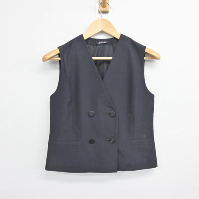 【中古】静岡県 沼津東高校 女子制服 2点（ベスト・シャツ）sf031299